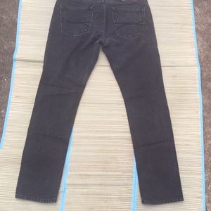 Hollister Skinny Black Denim Jeans Button Fly Closure 34 x 32